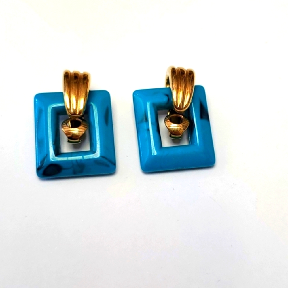 Vintage clip on earrings